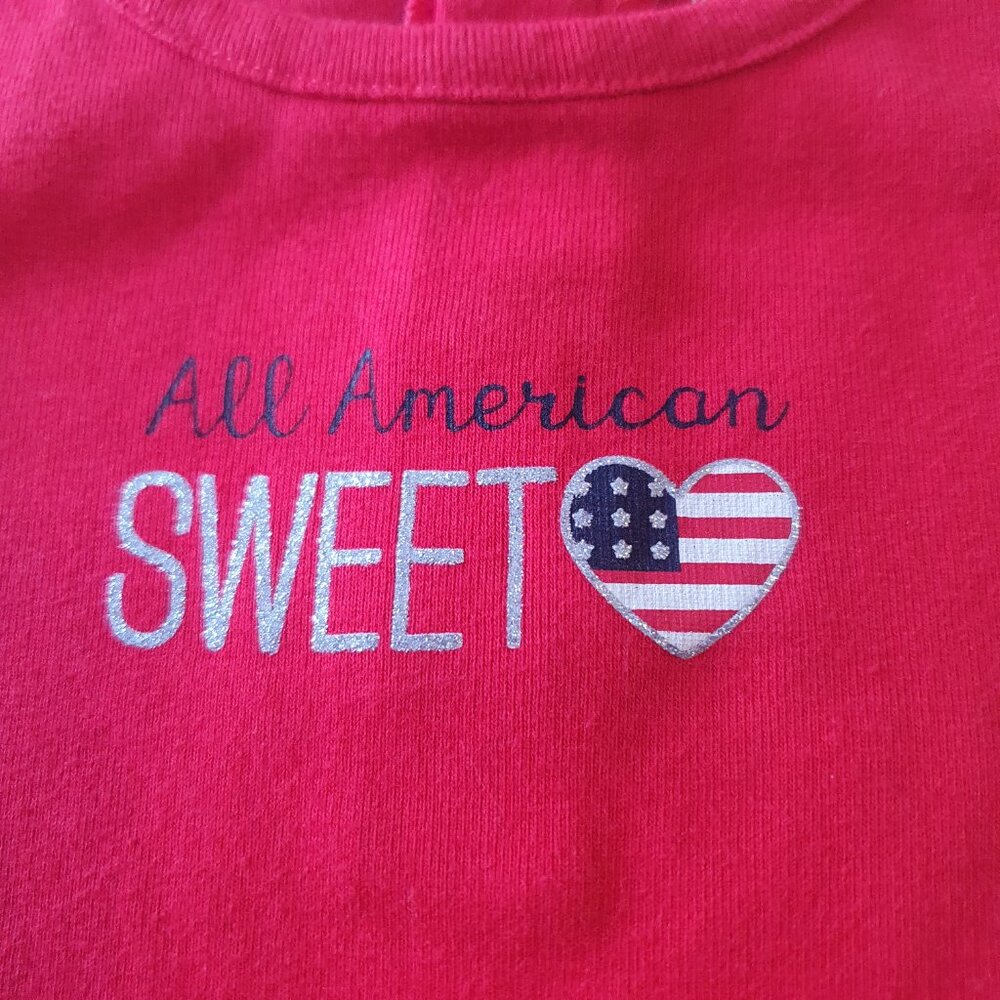 Carter's Just One You Bodysuit 18 Months "All American Sweet" - Picture 6 of 6
